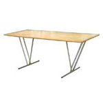 Timber Trestle Table12.4m x .76m $15 each